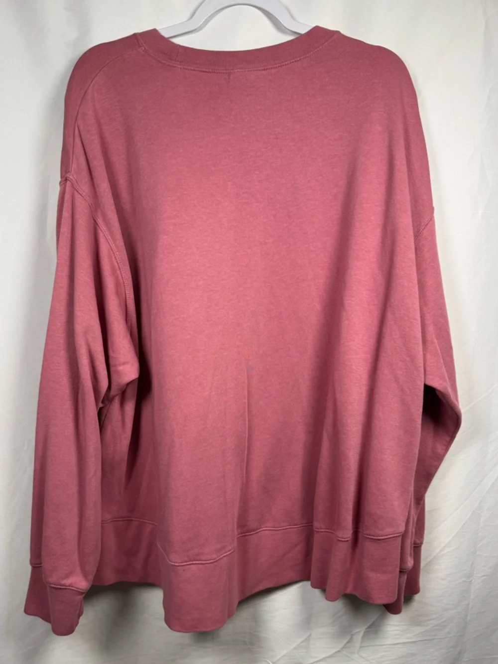Nike Women's Rose Crewneck Sweatshirt with White Logo 2X